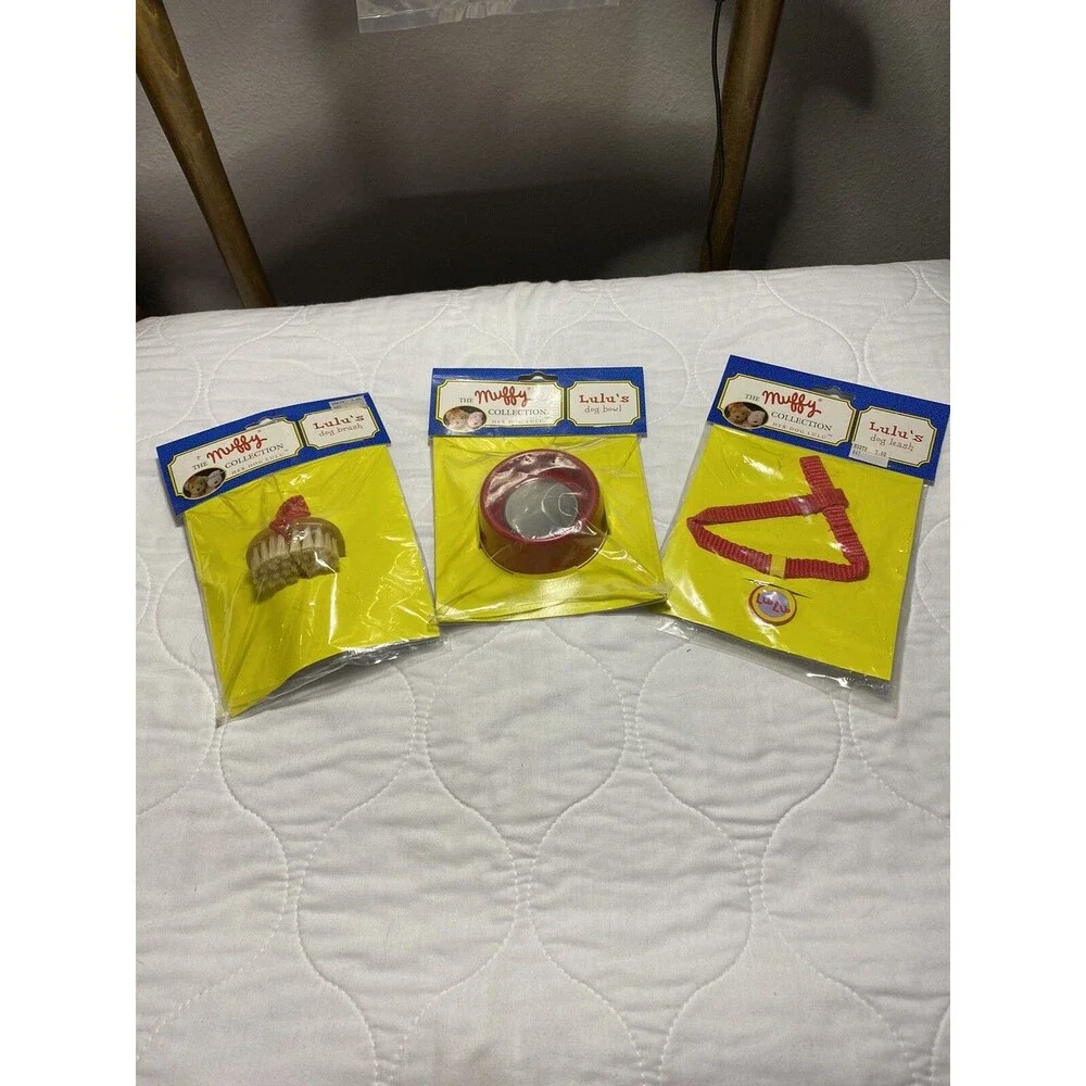 The Muffy Collection - Lulu's Leash, Bowl, Brush - In Original Packaging